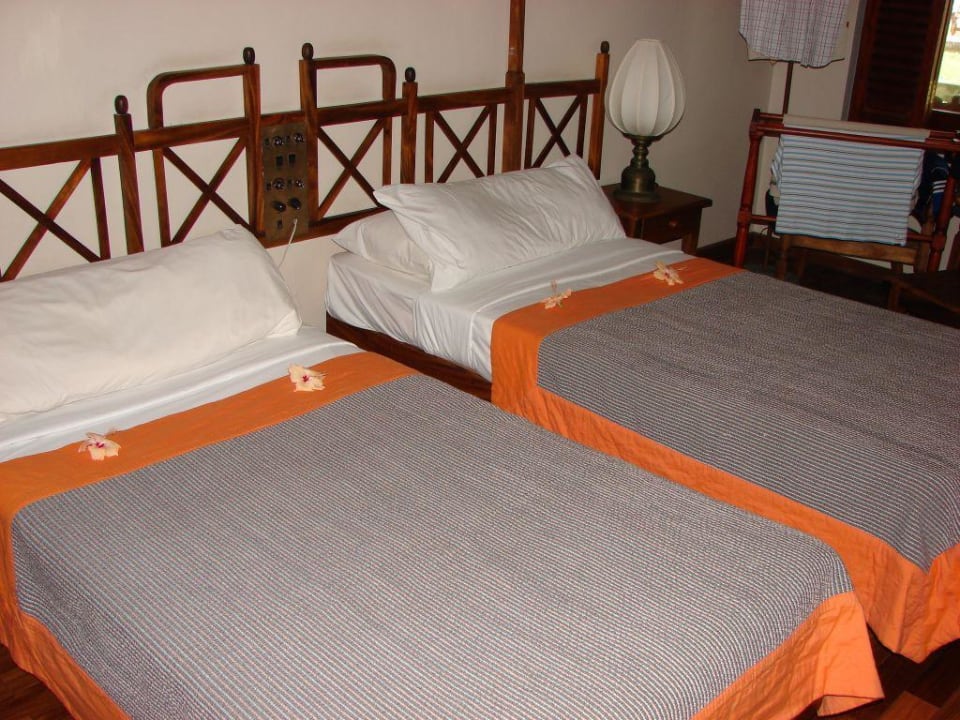 Betten im Superior Zimmer Thaala Bentota