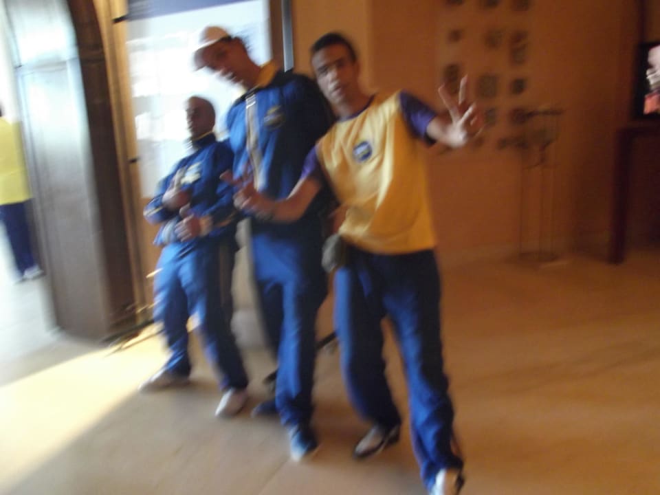 Empfang durch die Animateure Iberostar Selection Royal El Mansour