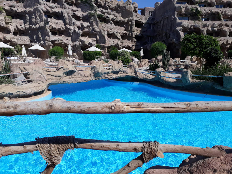 Pool von unserem Zimmer aus gesehen Hotel Caves Beach Resort (Adults Only)