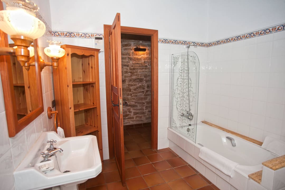 Badezimmer - Doppelzimmer Finca Es Carbó