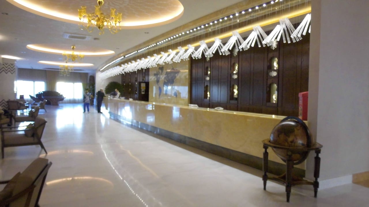 Die Rezeption Royal Taj Mahal Hotel