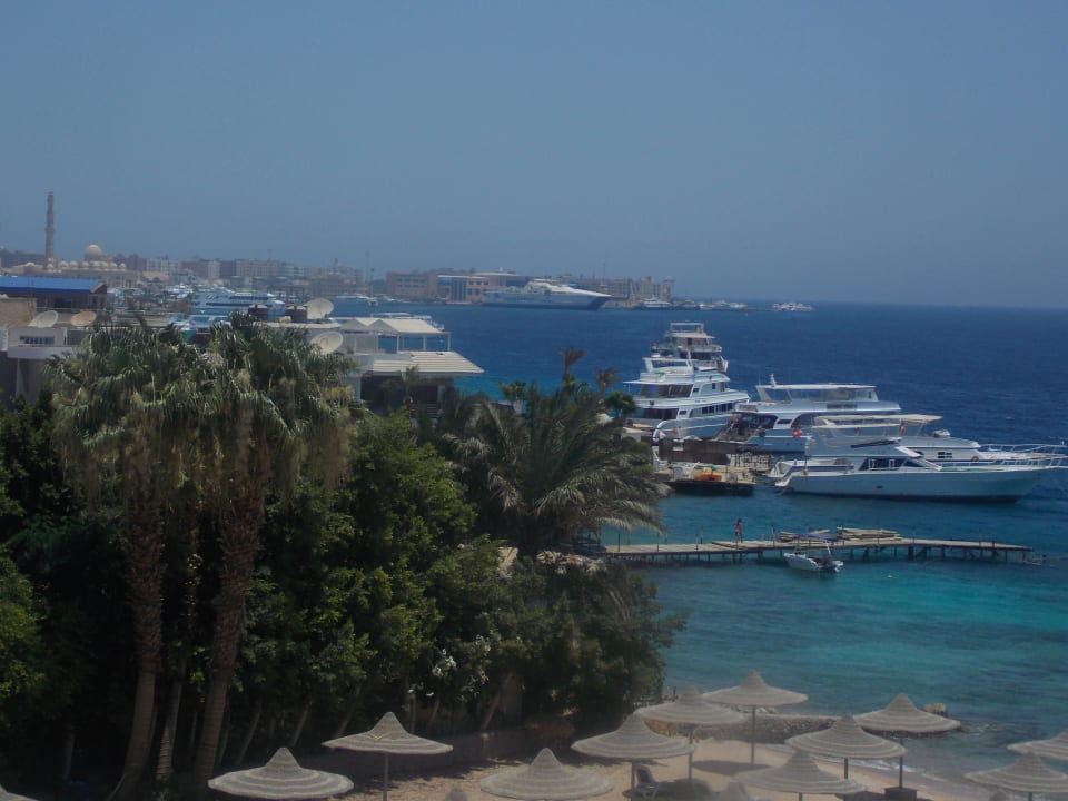 Blick vom Hotel Richtung Marina Bella Vista Resort Hurghada