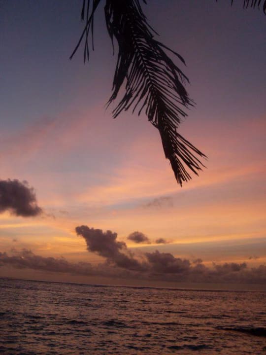 Ein anderer sonnenuntergang Summer Island Maldives