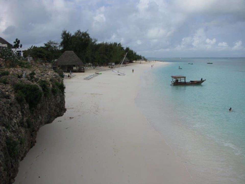 Hotelstrand mit Blickrichtung Süden Hotel Riu Palace Zanzibar