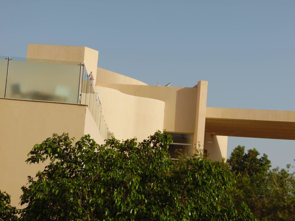 Blick zur Terrasse Steigenberger Makadi Hotel - Adults only
