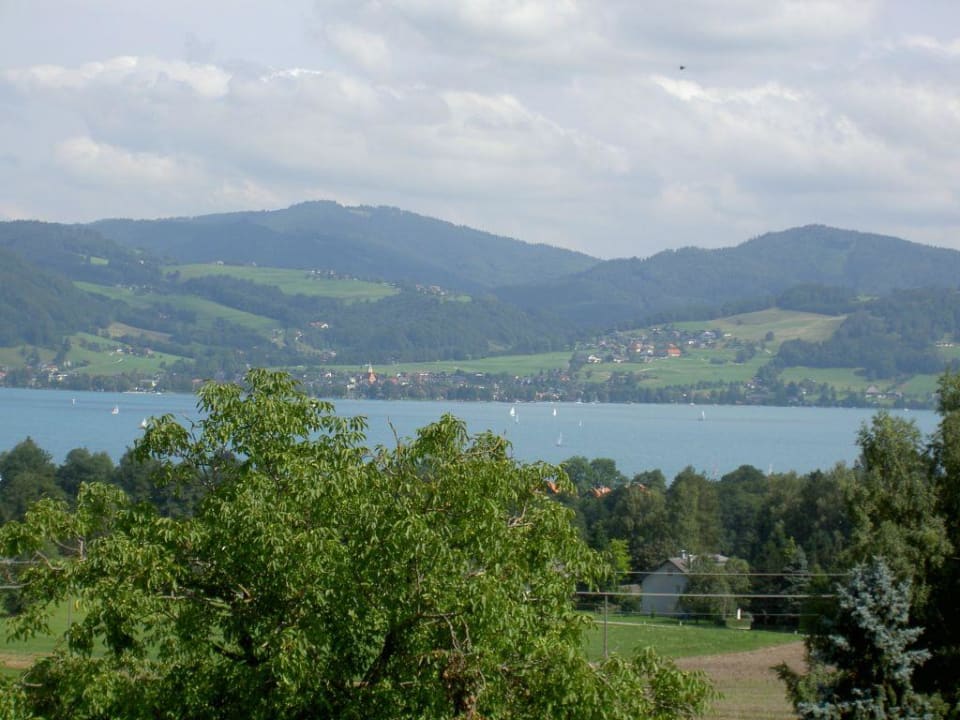 Blick vom Balkon des Zimmers 210 Gasthof Hemetsberger