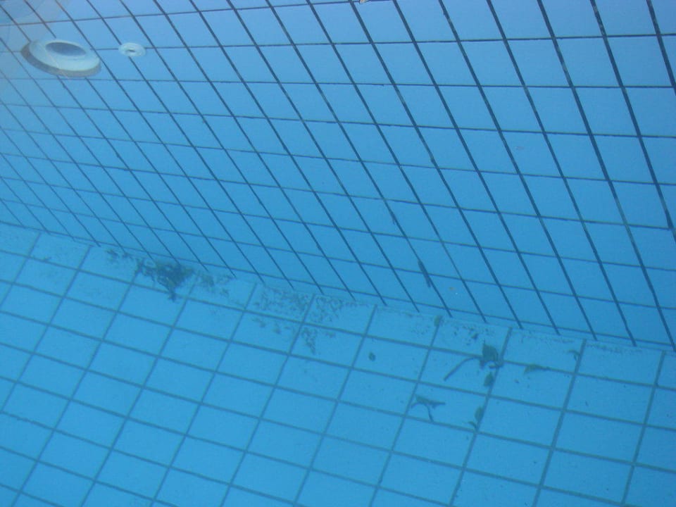 Brud w basenie Crystal Springs Beach Hotel