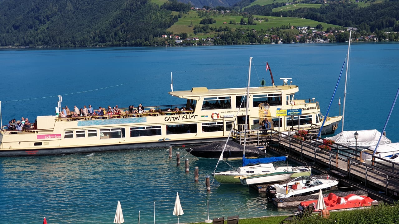 Ausblick Hotel Stadler am Attersee