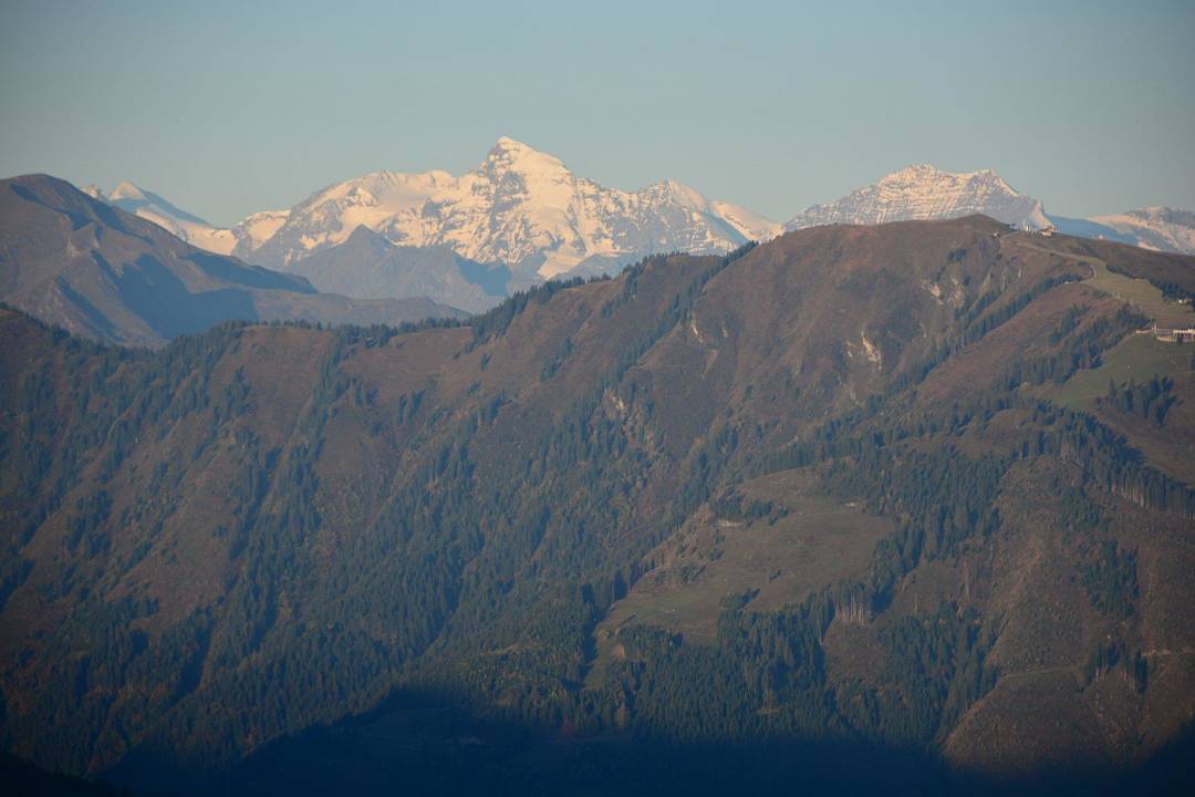 Ausblick von der Weißalm im Großarltal Berghütte Weissalm