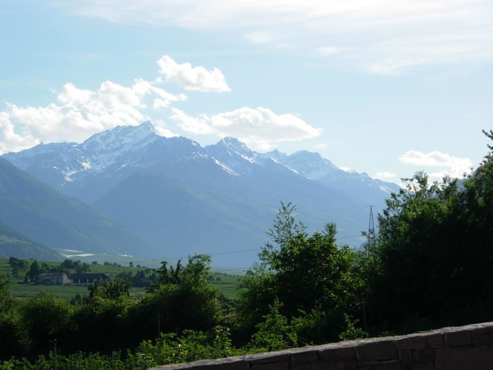 Blick zum Ortler Lindenhof Pure Luxury & Spa DolceVita Resort
