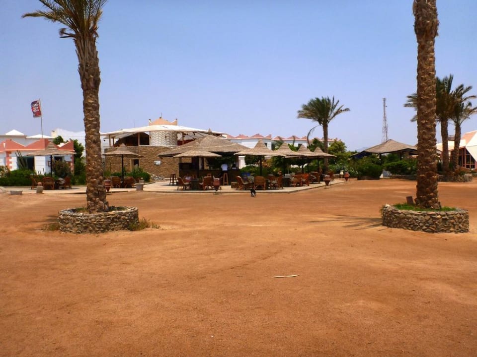 Vom Strand Richtung Strandbar Hotel Coral Garden