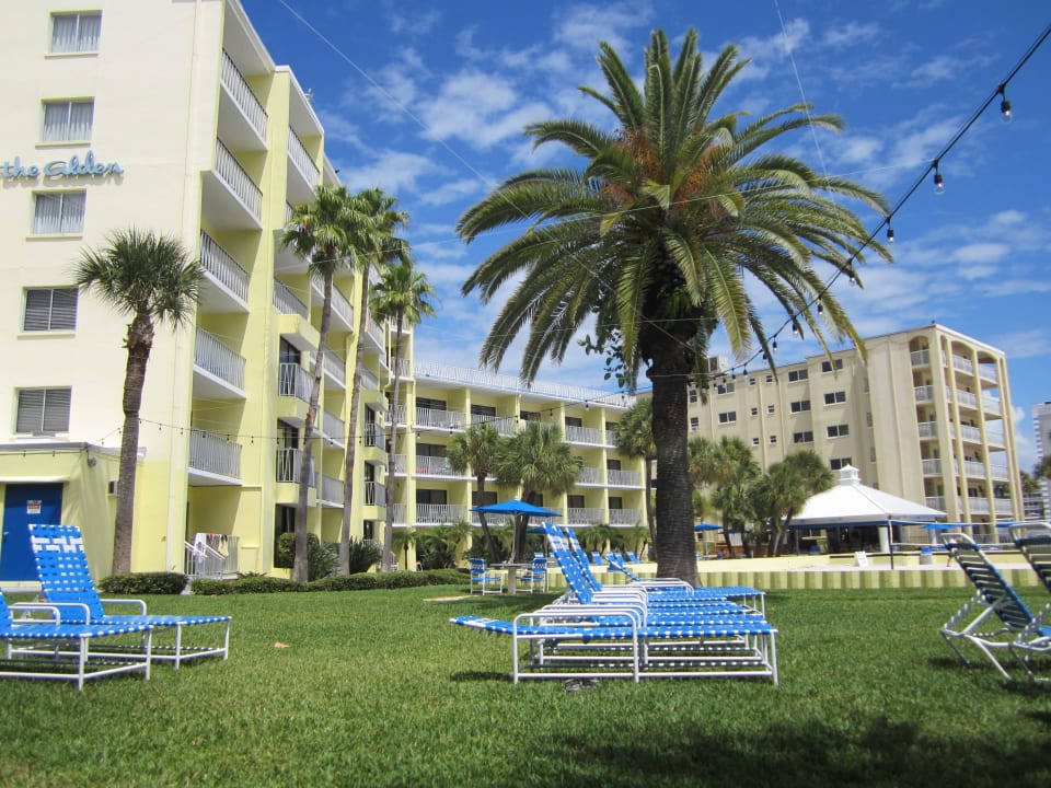 Liegewiese und Hotel Hotel The Alden Resort