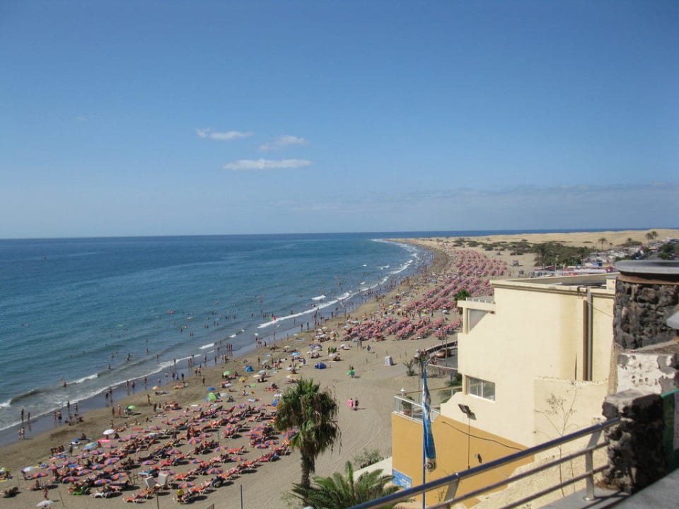 Blick vom Tropicalcenter Richtung Maspalomas Hotel Parque Tropical