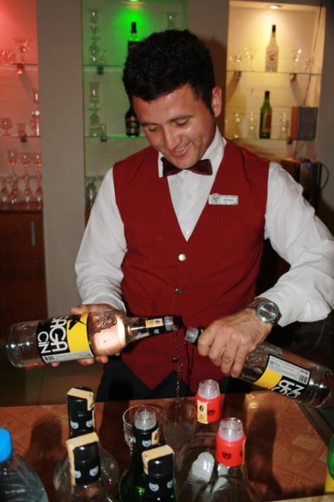 Drink coming right up! Side Breeze Hotel
