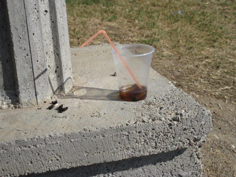 Tagelang steht Dreck rum Lindos Royal Resort