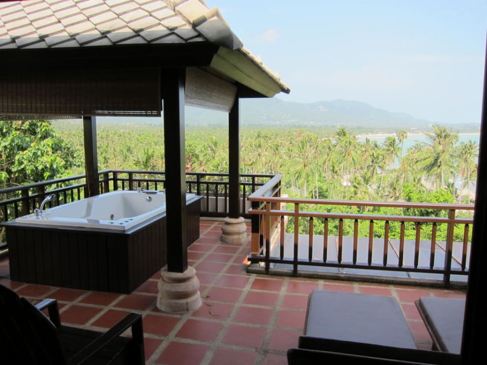 Jacuzzi und Meerblick Fair House Villas & Spa