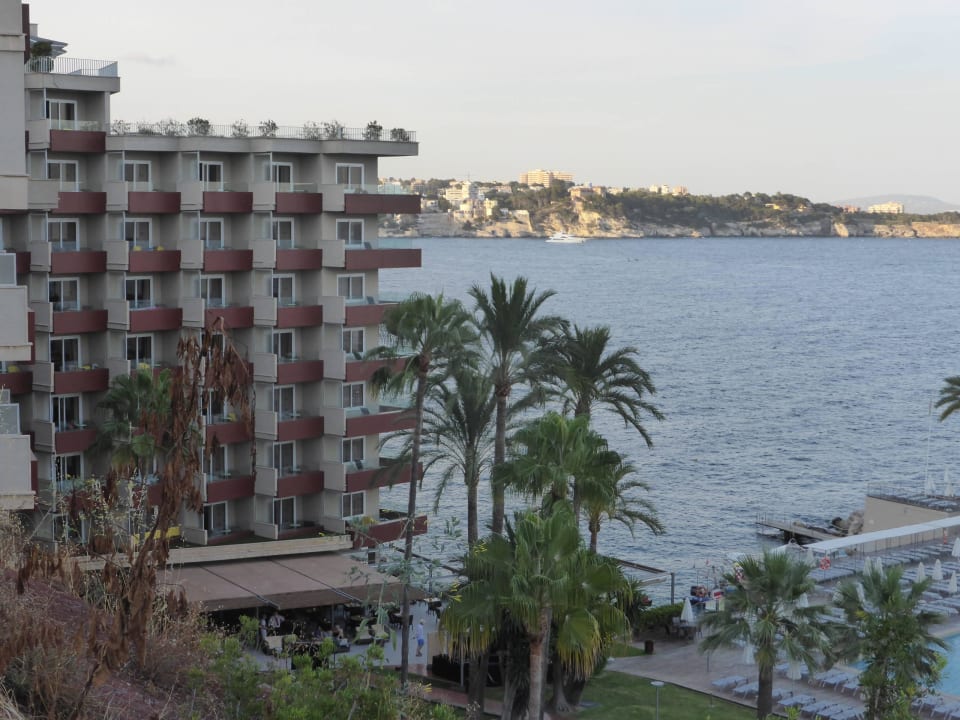 Von der Straße fotografiert Hotel Bonanza Playa