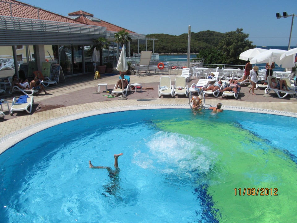Blick Richtung Meer und Restaurant Maistra Select Belvedere Resort