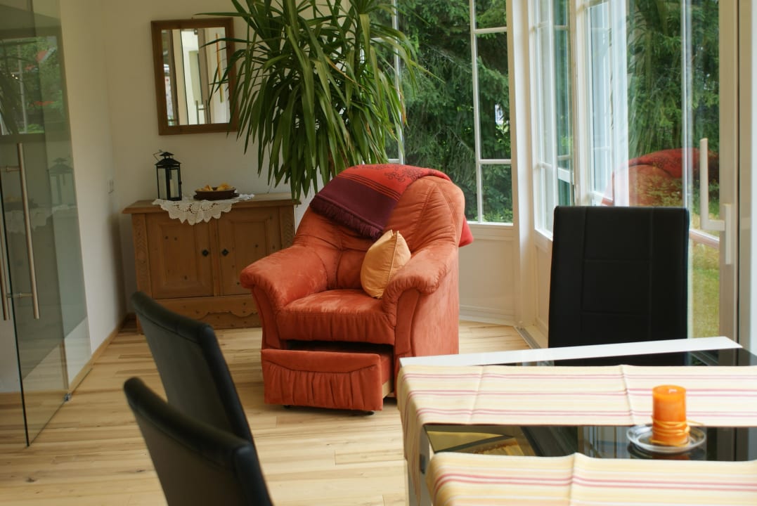 Wintergarten der Wohnung Natura, barrierefrei Hotel Der Schlösslhof