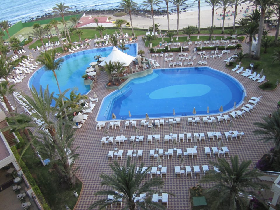 Pool von oben Hotel Riu Palace Tres Islas