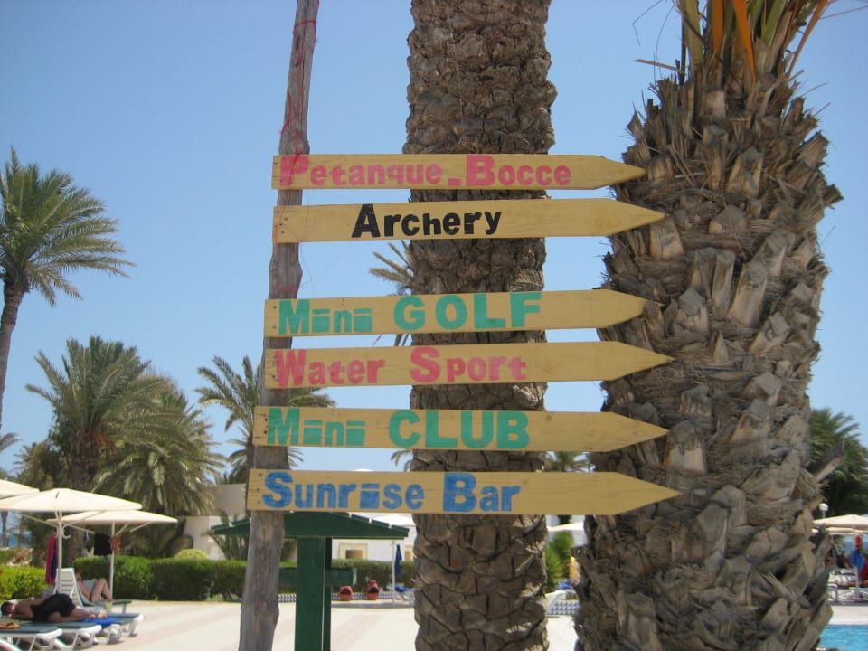 Wegweiser Hotel El Mouradi Djerba Menzel