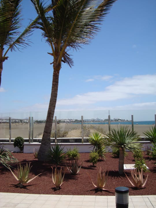 Ausblick zum Strand Hotel Las Costas