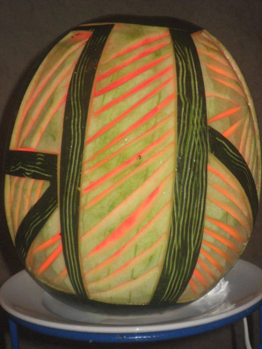 Verzierung am Abendbuffet Giftun Azur Resort