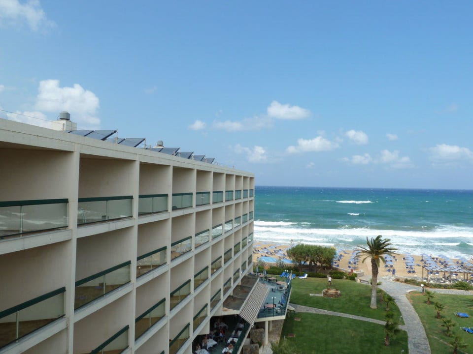 Blick aus der obersten Etade (Strandsicht) Calimera Sirens Beach