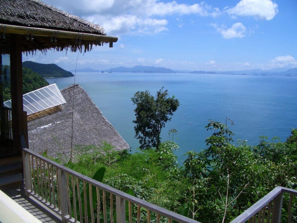 Der Ausblick vom Pool aus Six Senses Yao Noi