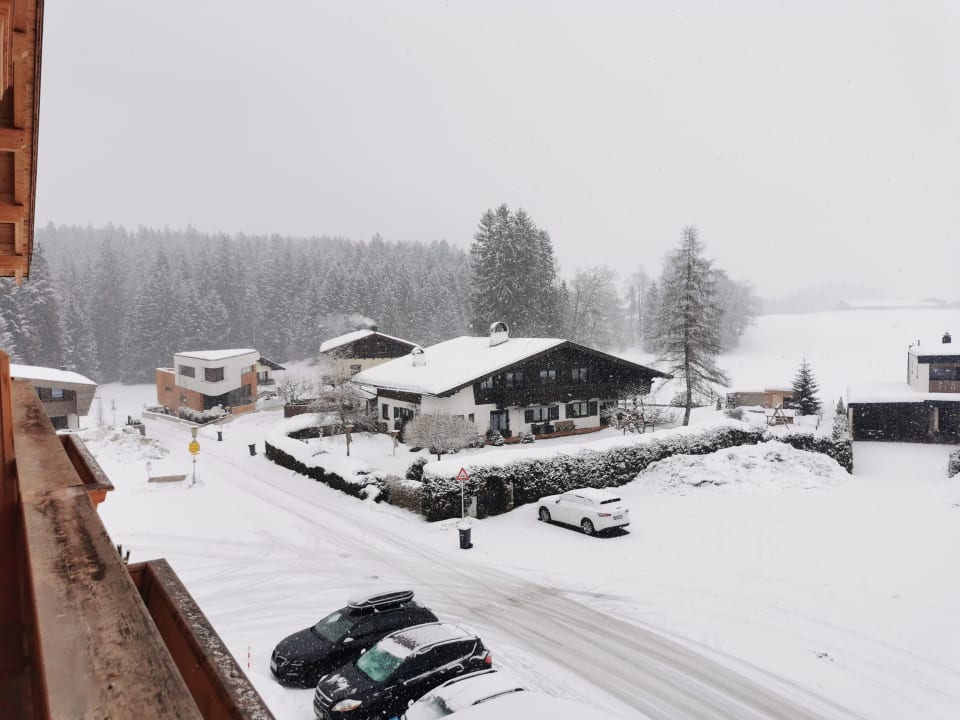 Ausblick Franzlhof Söll am Wilden Kaiser