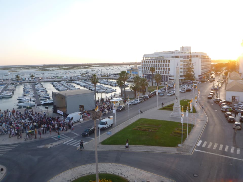 Widok na Faro z 4 piętra Occidental Faro