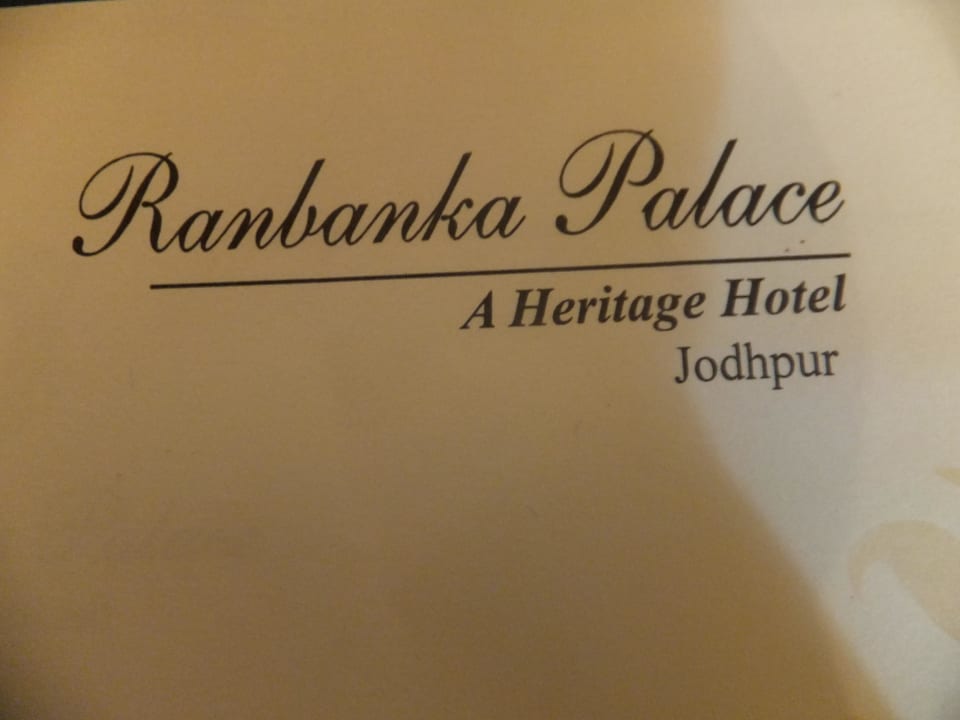 Hotelname Hotel Ranbanka Palace