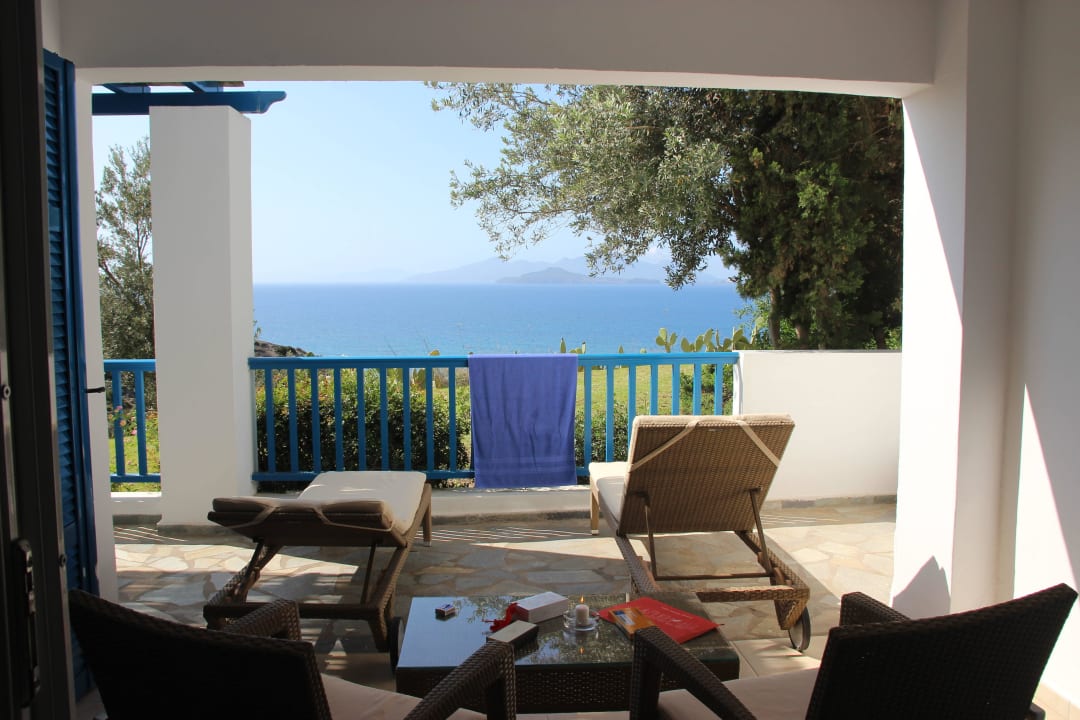 Blick Terrasse Juniorsuite ROBINSON DAIDALOS