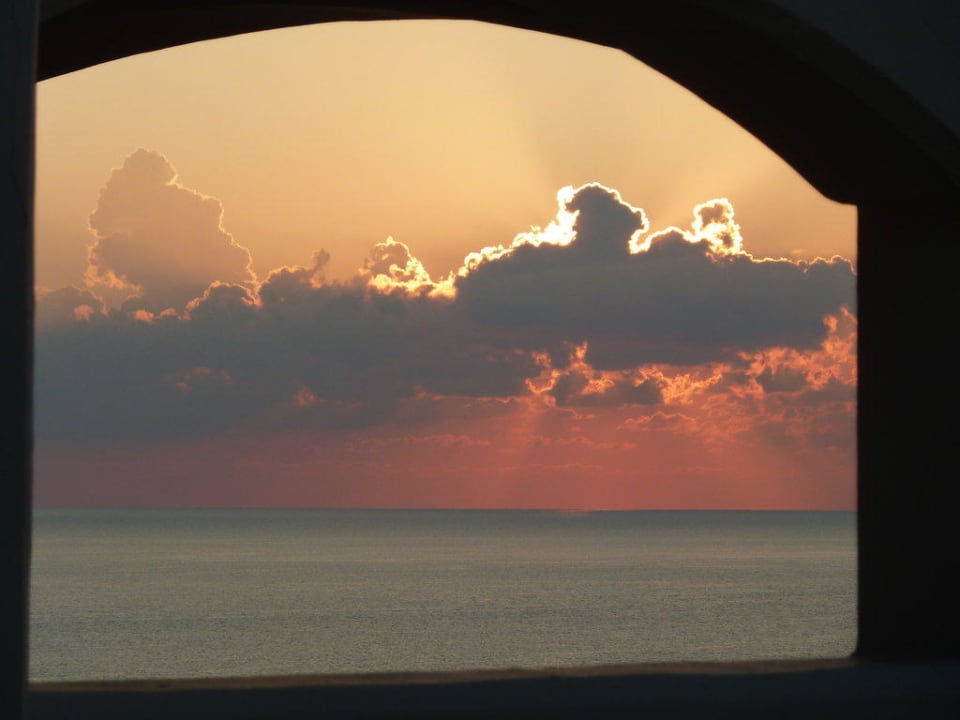 Sonnenaufgang vom Balkon aus gesehen Rodos Princess Beach Hotel & Spa