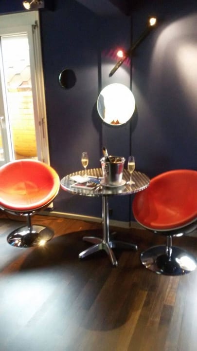 Erstes ankommen mit proseco Zeit & Traum  Hotel