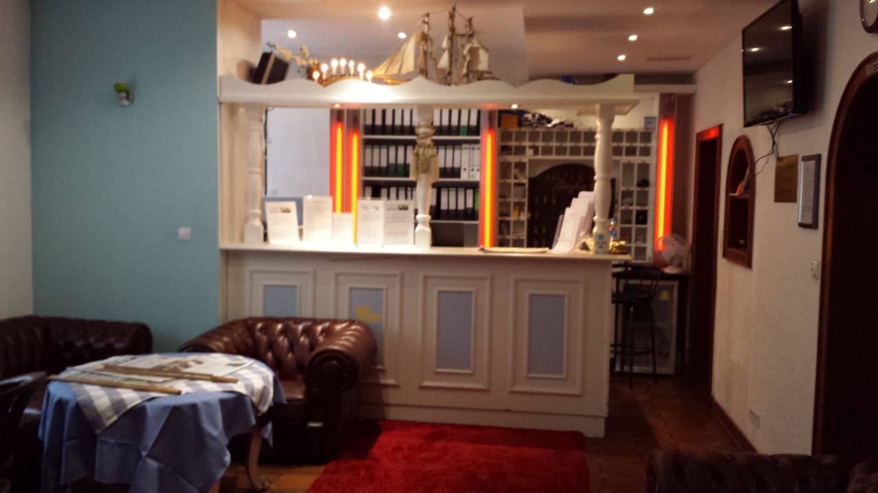 Netter empfang Hotel Franken an der Messe