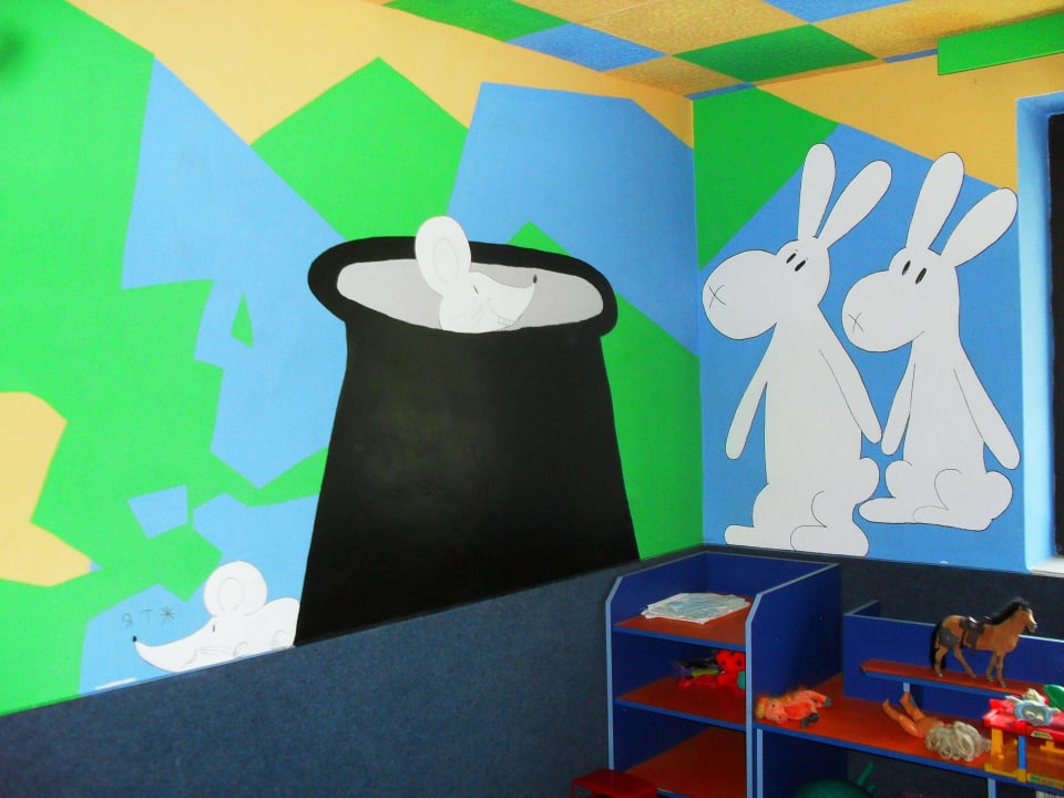 Spielzimmer im ersten Stock Sporthotel Bohemia