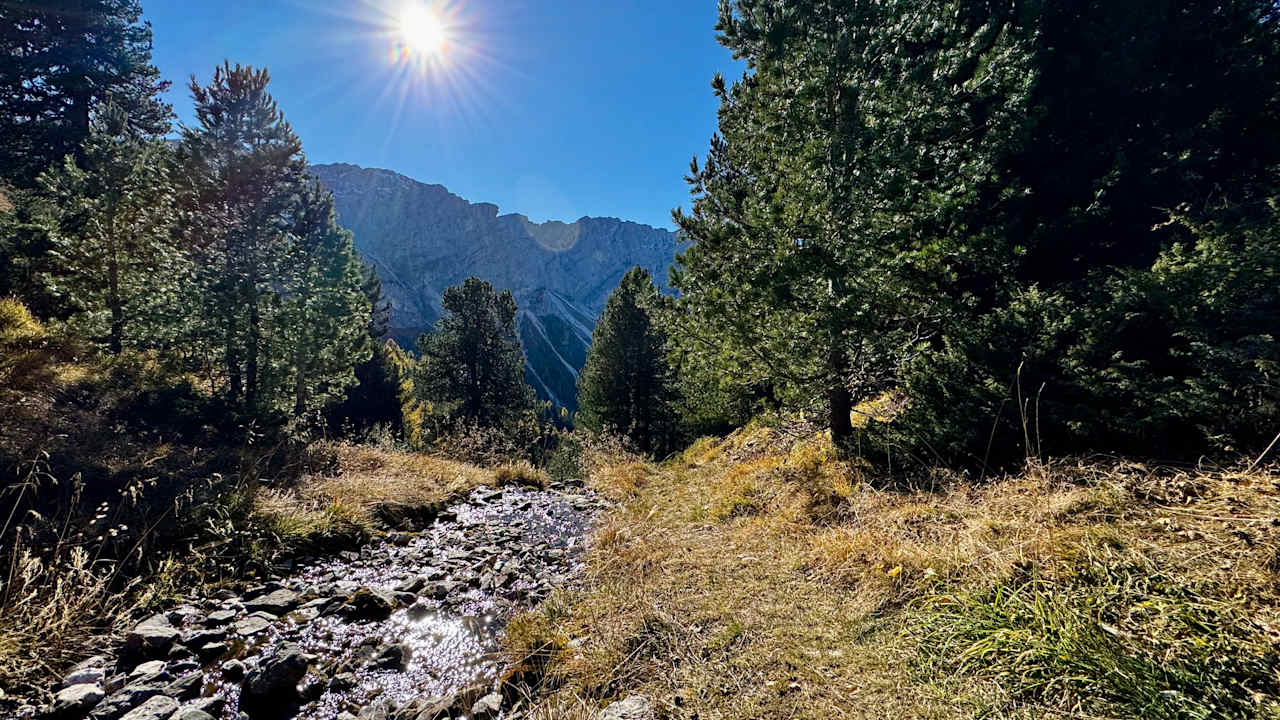 Ausblick Ferienbauernhof Löchlerhof Lüsen Dolomites