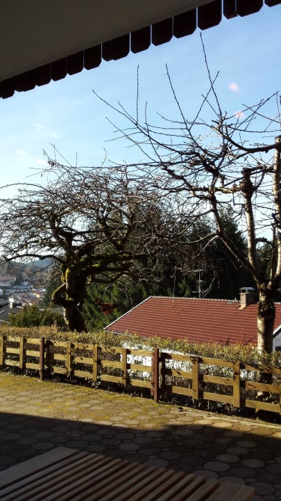 Wunderschöne Blick beim Frühstück Landhaus Meine Auszeit