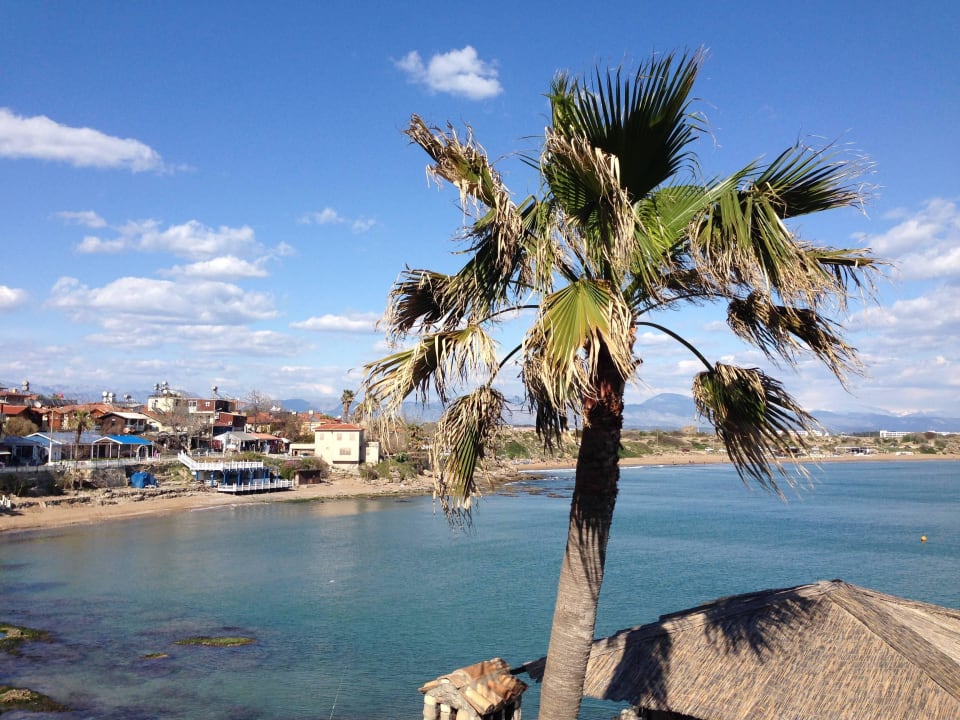 Blick vom Balkon Richtung Strand Kamer Motel