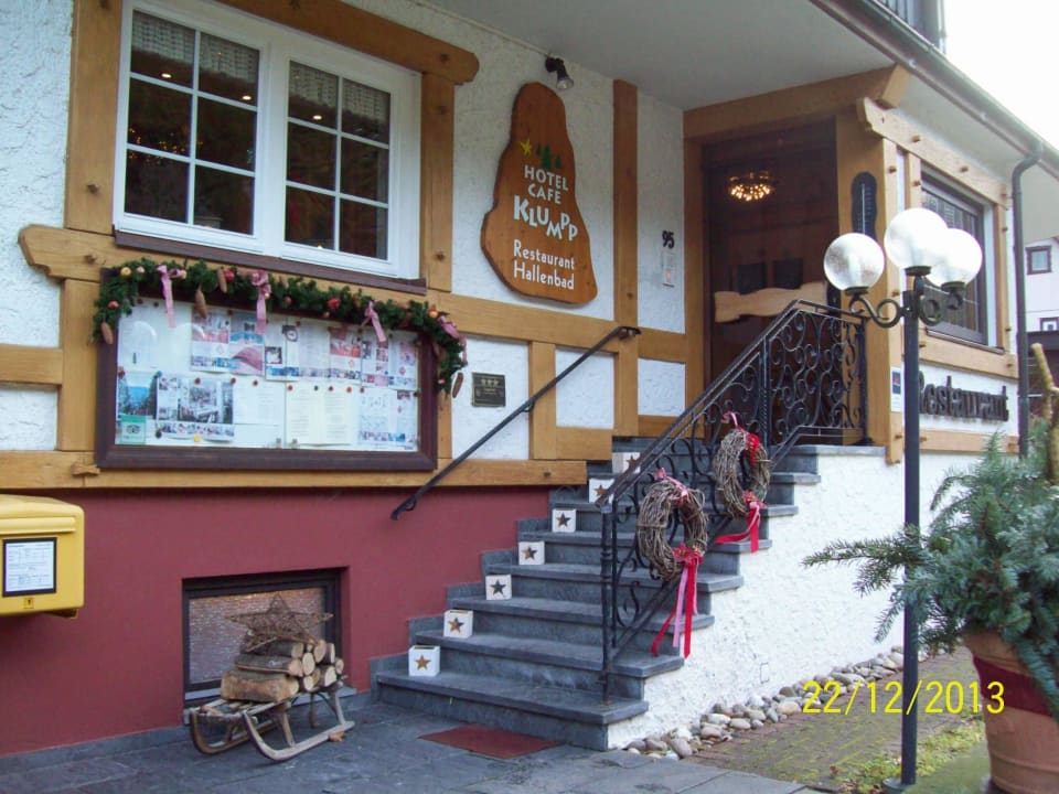 Eingang Hotel Klumpp