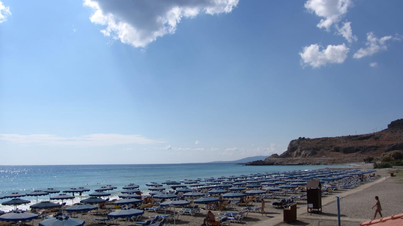 Liegen am Strand Lindos Princess Beach Resort & Spa