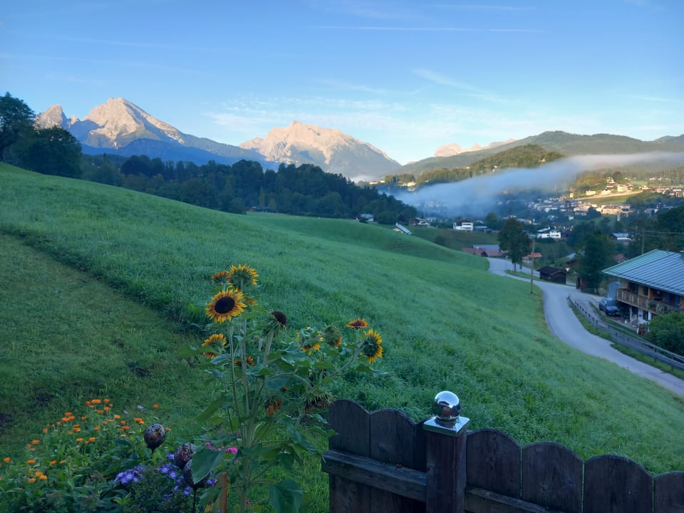 Ausblick Ferienwohnung Hirschbichler