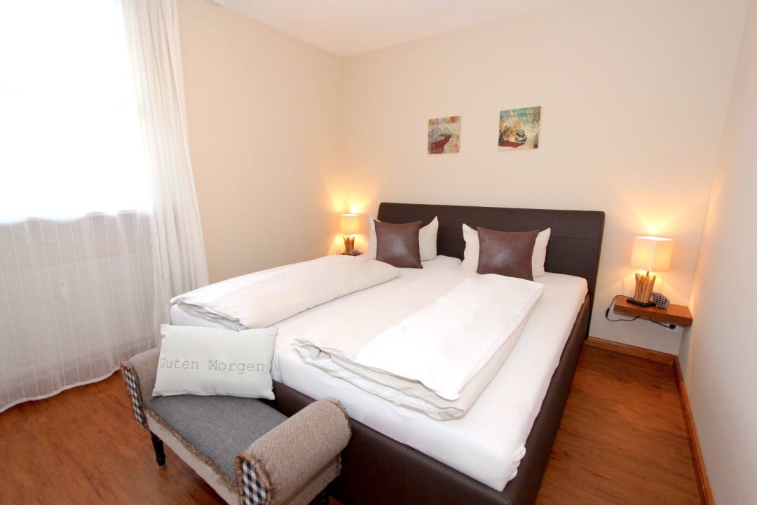 Schlafzimmer Ferienwohnung Platzhirsch