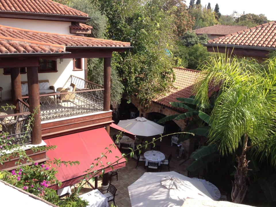 Blick vom Balkon Tuvana Hotel