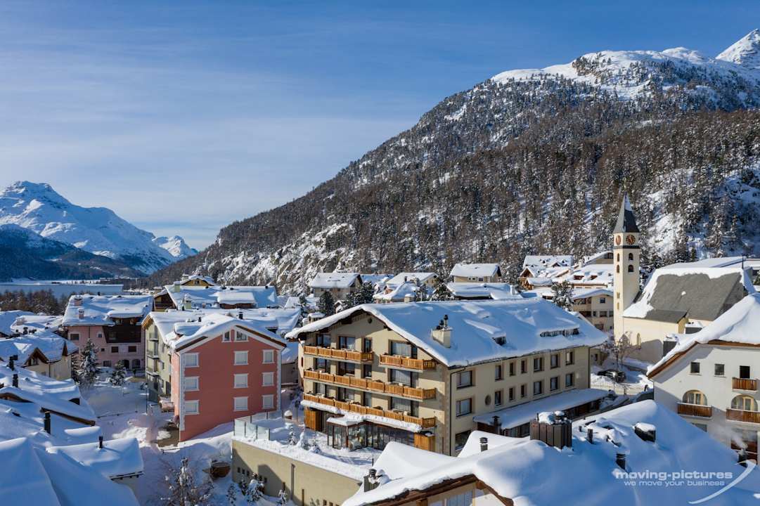 Außenansicht Albana Hotel Silvaplana