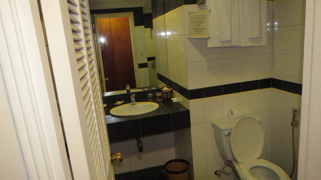 Badezimmer Victoria Nui Sam Lodge