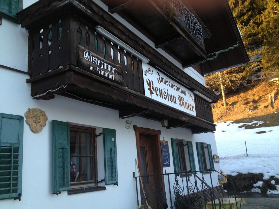 Eingang Pension Maier Schiestlhof