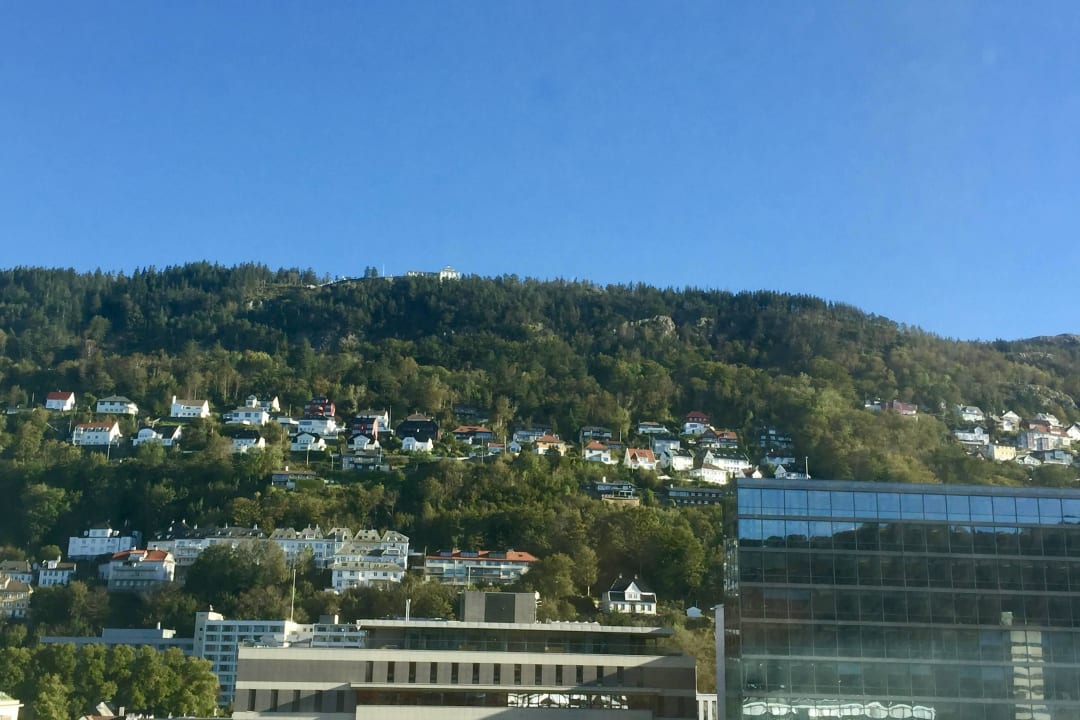 Ausblick vom Superior-Zimmer 10. Etage Hotel Scandic Ørnen