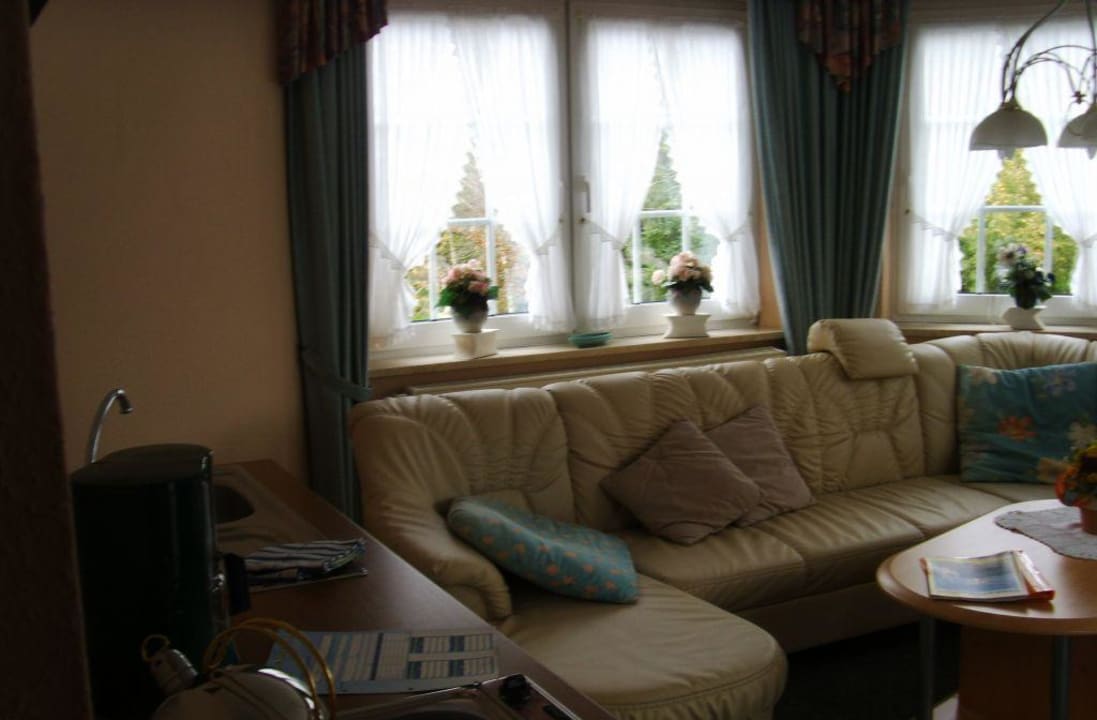 Innenansicht Turmzimmer, Wohnzimmer -  Landhotel Bauernstuben